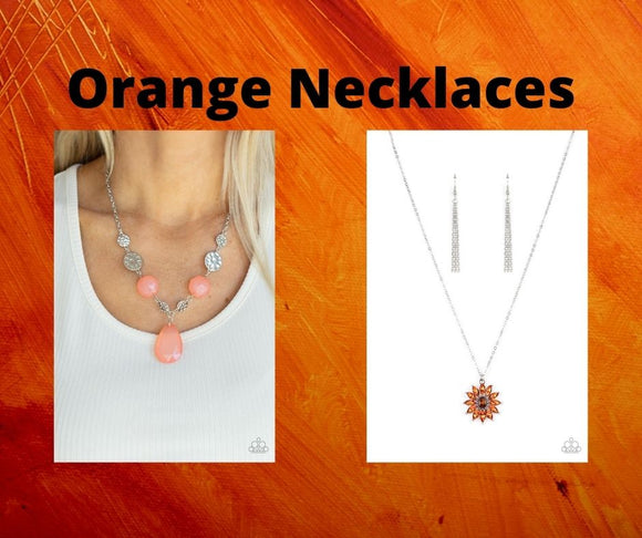 Orange Necklaces