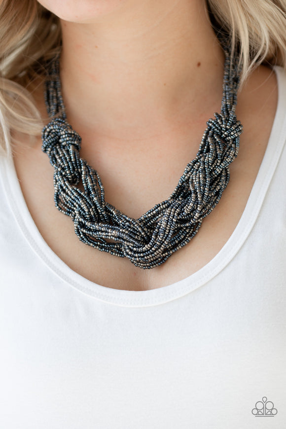 City Catwalk - Blue Necklace – Paparazzi Accessories