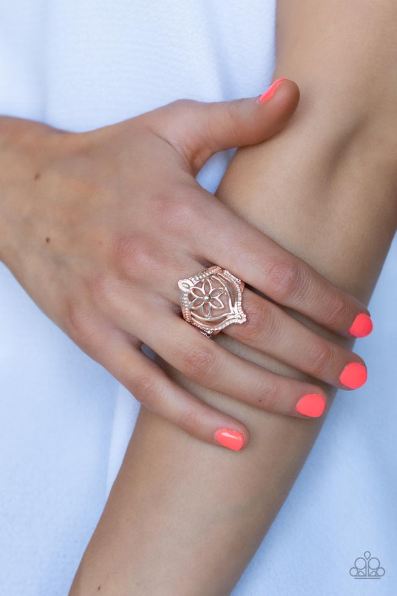 Eastern Eden - Rose Gold Ring – Paparazzi Accessories