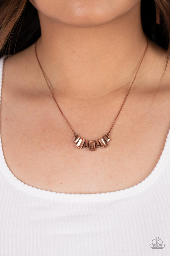 Hype Girl Glamour - Copper Necklace – Paparazzi Accessories