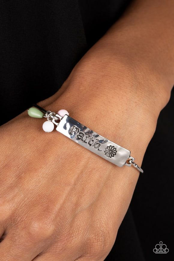 Flirting with Faith - Green Bracelet – Paparazzi Accessories