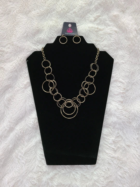 Ringing relic brass on sale necklace