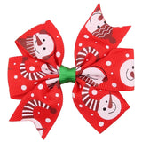 Christmas Pigtail Bows