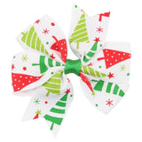 Christmas Pigtail Bows