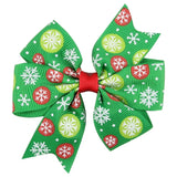 Christmas Pigtail Bows