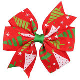 Christmas Pigtail Bows