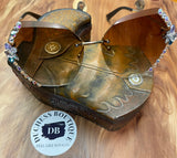 Aviator Bling Frame Sunglasses