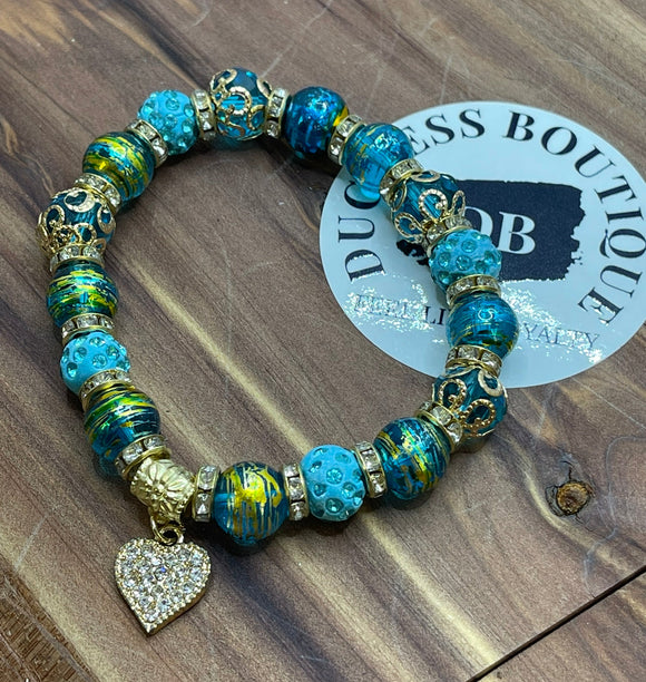 Hearts of Blue Bracelet