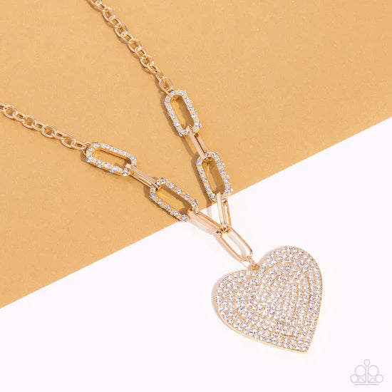 Roadside Romance - Gold Necklace - Paparazzi Accessories