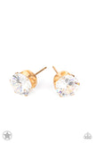 Just In TIMELESS - Gold Blockbuster Earrings – Paparazzi Accessories