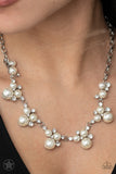 Toast To Perfection - White Pearl Blockbuster Necklace – Paparazzi Accessories