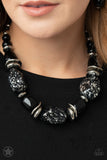 In Good Glazes - Black Blockbuster Necklace – Paparazzi Accessories