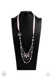 All The Trimmings - Pink Necklace – Paparazzi Accessories