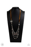 All The Trimmings - Brown Necklace – Paparazzi Accessories