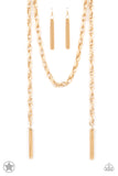 SCARFed for Attention - Gold Necklace – Paparazzi Accessories
