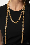 SCARFed for Attention - Gold Necklace – Paparazzi Accessories