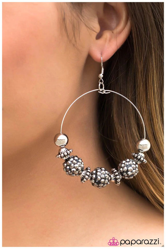 I Can Take a Compliment - Silver Earrings – Paparazzi Accessories