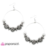 I Can Take a Compliment - Silver Earrings – Paparazzi Accessories