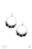 I Can Take a Compliment - Black Earrings – Paparazzi Accessories