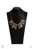 A Fan of the Tribe - Multi Blockbuster Necklace – Paparazzi Accessories