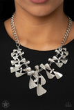 The Sands of Time - Silver Blockbuster Necklace – Paparazzi Accessories