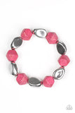 Rock Candy Canyons - Pink Bracelet – Paparazzi Accessories