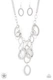 A Silver Spell - Silver Blockbuster Necklace – Paparazzi Accessories