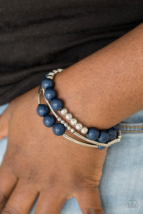 New Adventures - Blue Bracelet – Paparazzi Accessories