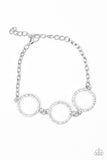 Dress The Part - White Bracelet – Paparazzi Accessories