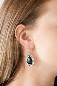 Sahara Serenity - Black Earrings – Paparazzi Accessories