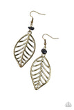 BOUGH Out - Brass Earrings – Paparazzi Accessories