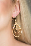 REIGN On My Parade - Gold Earrings – Paparazzi Accessories