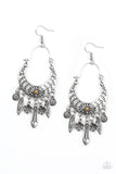 Nature Escape - Orange Earrings – Paparazzi Accessories