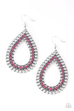 Mechanical Marvel - Pink Earrings – Paparazzi Accessories