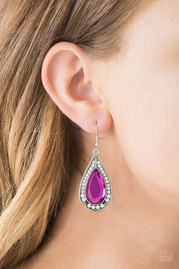 Superstar Stardom - Pink Earrings – Paparazzi Accessories