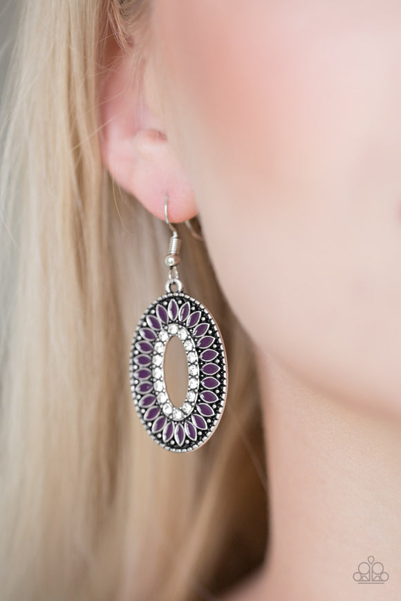 Fishing For Fabulous - Purple Earrings – Paparazzi Accessories