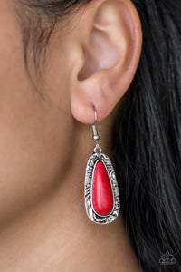 Cruzin Colorado - Red Earrings – Paparazzi Accessories