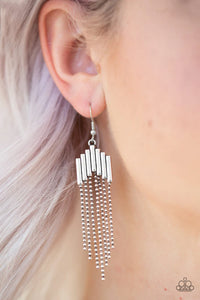 Radically Retro - Silver Earrings – Paparazzi Accessories