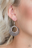 Grapevine Glamorous - Silver Earrings – Paparazzi Accessories