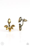 Radical Refinement - Brass Earrings – Paparazzi Accessories