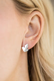 Fire Drill - Silver Earrings – Paparazzi Accessories