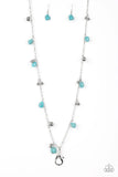 Both Feet On The Ground - Blue Necklace – Paparazzi Accessories