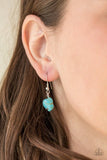 Both Feet On The Ground - Blue Necklace – Paparazzi Accessories
