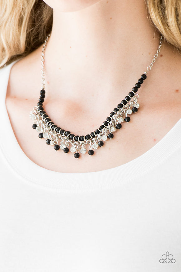 A Touch of CLASSY - Black  Necklace – Paparazzi Accessories