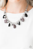 Grand Canyon Grotto - Black Necklace - Paparazzi Accessories