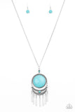 Rural Rustler - Blue Turquoise Necklace – Paparazzi Accessories