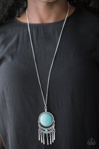 Rural Rustler - Blue Turquoise Necklace – Paparazzi Accessories