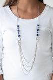 Vividly Vivid - Blue Necklace – Paparazzi Accessories
