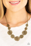 Your Own Free WHEEL - Brass Necklace – Paparazzi Accessories