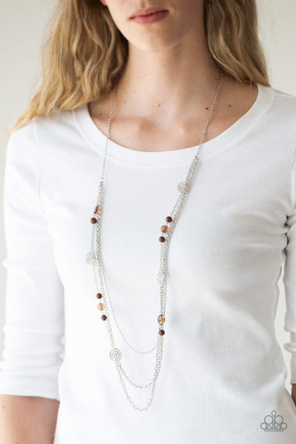 Pretty Pop-tastic! - Brown  Necklace – Paparazzi Accessories